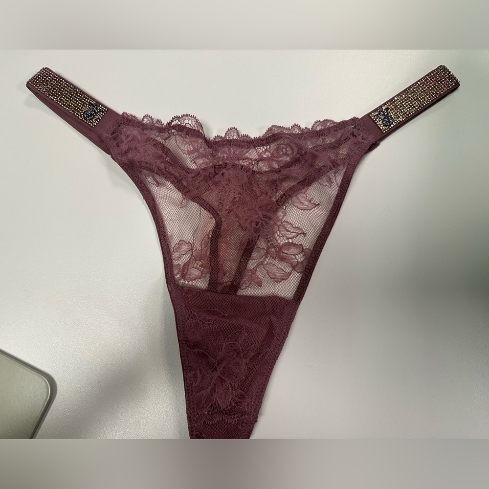Victoria's Secret Lace Plum Panty